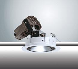 Maxtor empotrable de techo Ø108x100mm.basculante 30º blanco Led par16